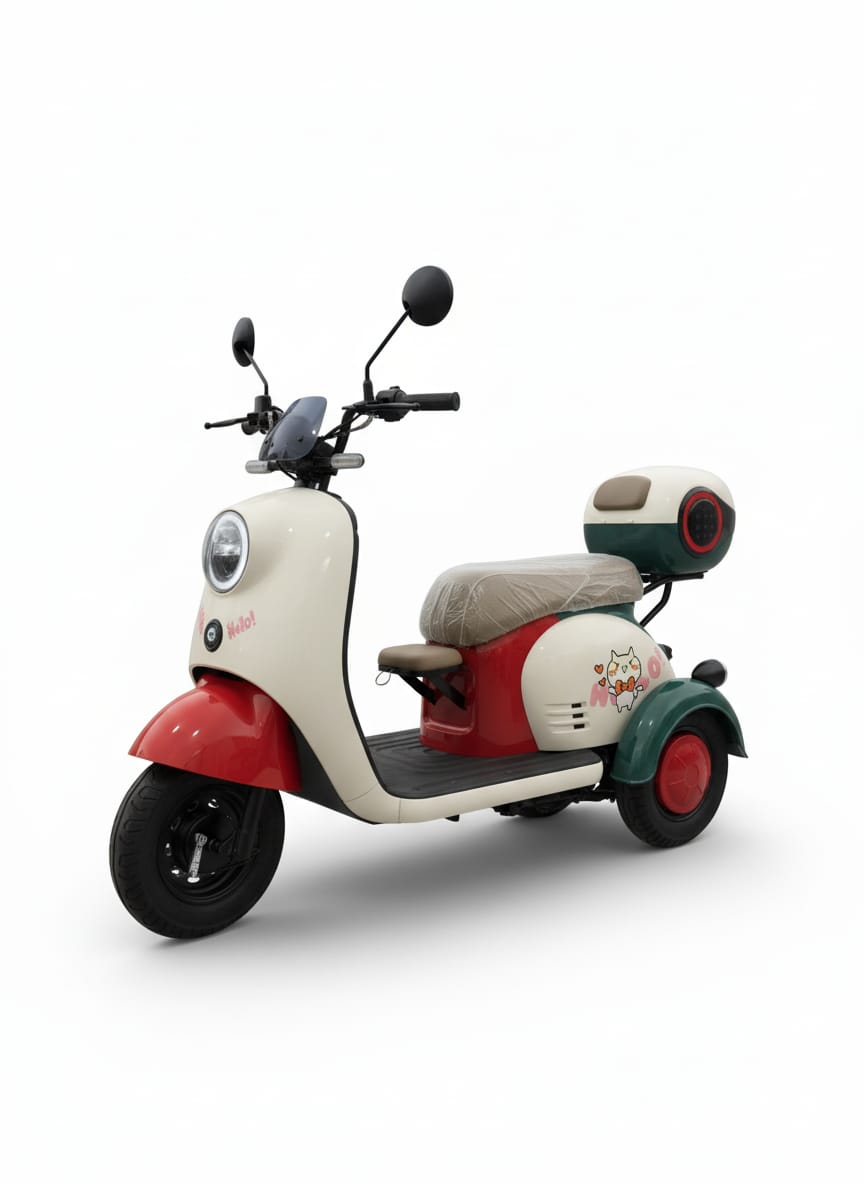 HELO 3 ბორბლიანი ელექტრო სკუტერი 60V 800W